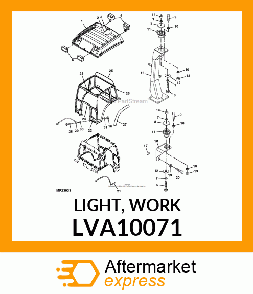 LIGHT, WORK LVA10071