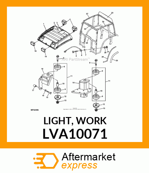 LIGHT, WORK LVA10071