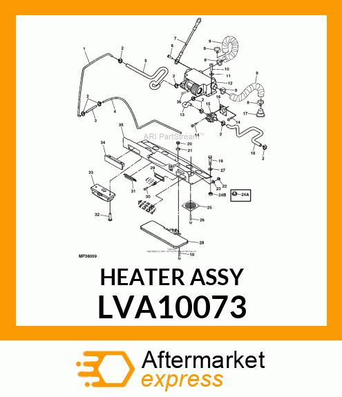 HEATER ASSY LVA10073