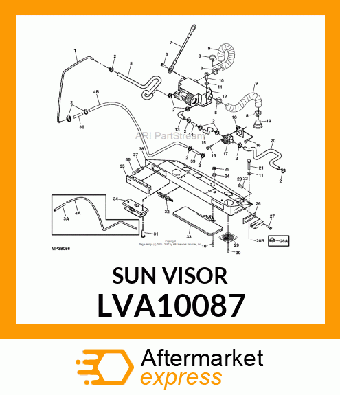 SUN VISOR LVA10087