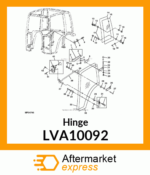 Hinge LVA10092