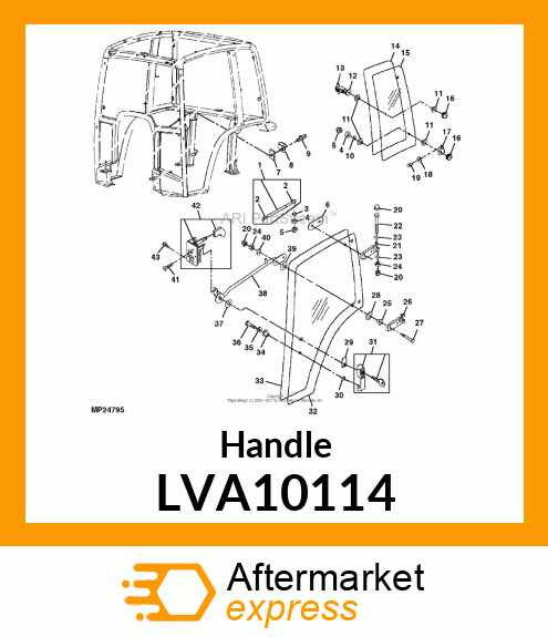 Handle LVA10114