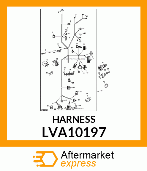 HARNESS, WIRING LVA10197