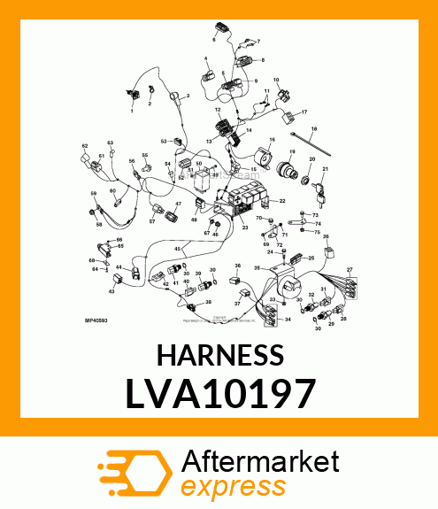 HARNESS, WIRING LVA10197