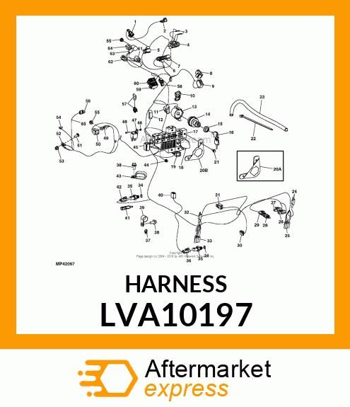 HARNESS, WIRING LVA10197