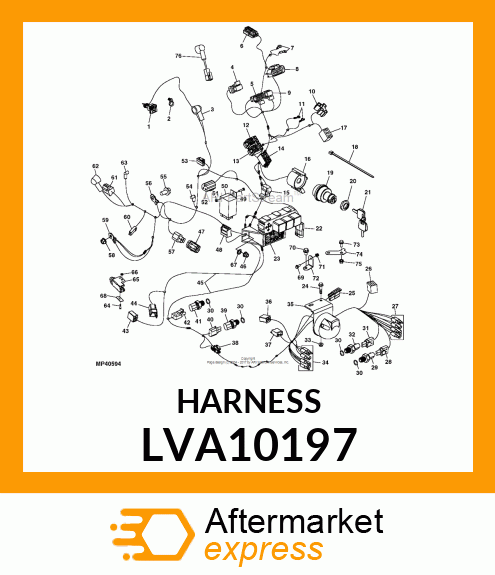 HARNESS, WIRING LVA10197