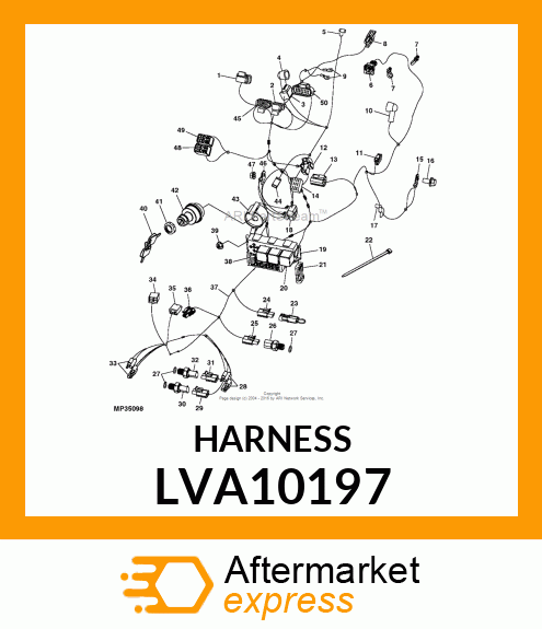 HARNESS, WIRING LVA10197