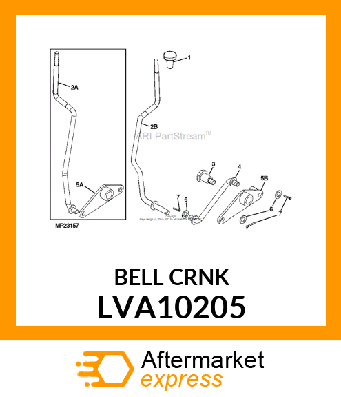 BELLCRANK, MID PTO 42/43/4400 LVA10205