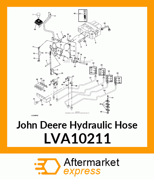 TUBE, HYDRAULIC SCV LVA10211