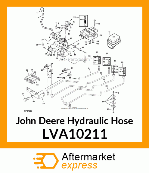 TUBE, HYDRAULIC SCV LVA10211