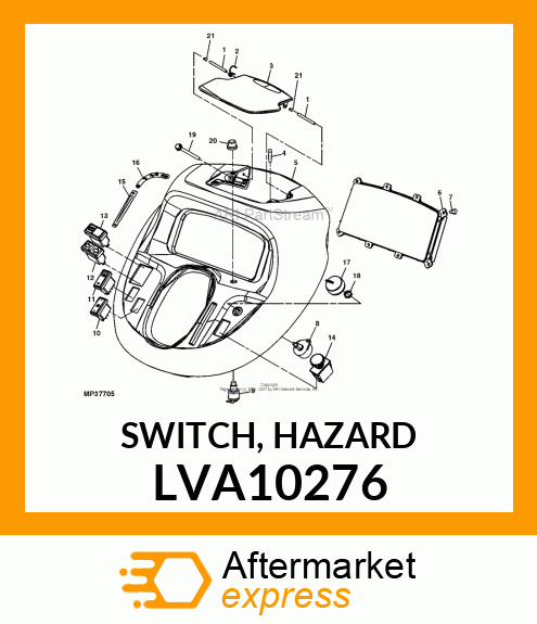 SWITCH, HAZARD LVA10276