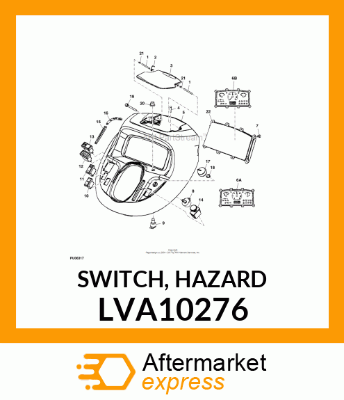 SWITCH, HAZARD LVA10276