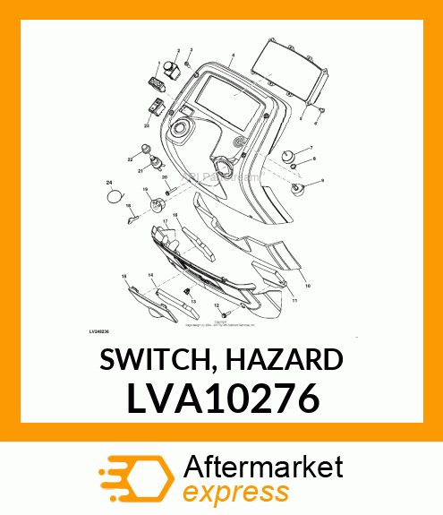 SWITCH, HAZARD LVA10276