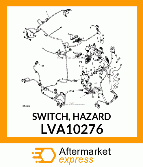 SWITCH, HAZARD LVA10276