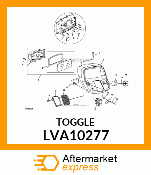 SWITCH, CRUISE CONTROL ROCKER LVA10277