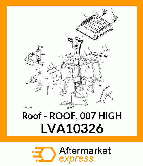 Roof LVA10326