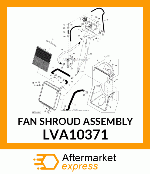 FAN SHROUD ASSEMBLY LVA10371