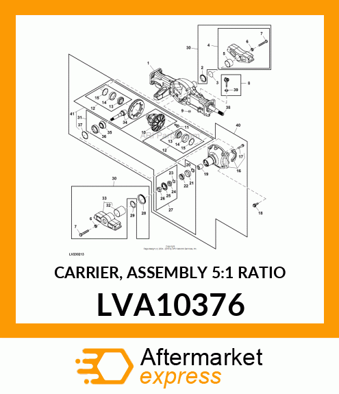 CARRIER, ASSEMBLY (5:1 RATIO) LVA10376