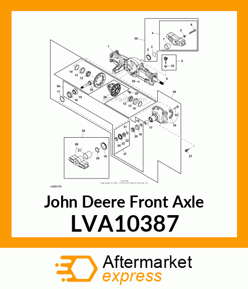 CARRIER, ASSEMBLY (3.75:1 RATIO) LVA10387