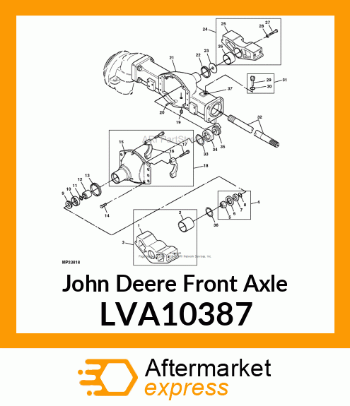 CARRIER, ASSEMBLY (3.75:1 RATIO) LVA10387
