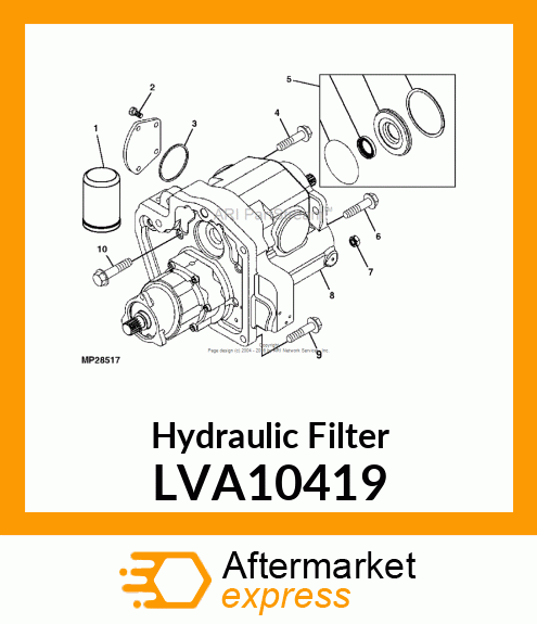 FILTER, SPIN LVA10419