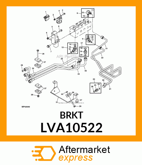 BRACKET, VALVE DIVERTER KIT LVA10522