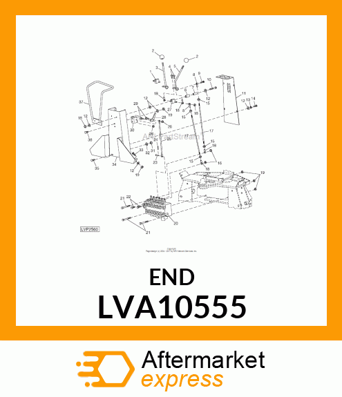 BALL JOINT 5/16"UNF FEMALE, 5/16"HO LVA10555