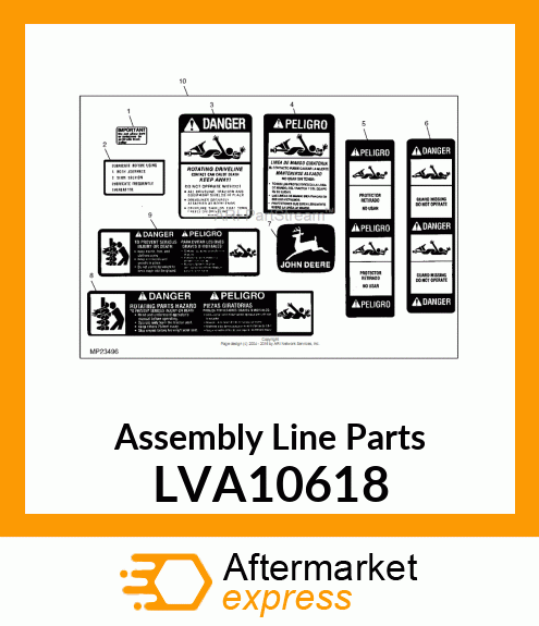 Assembly Line Parts LVA10618