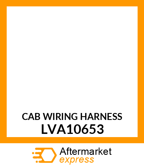 CAB WIRING HARNESS, WIRE HARNESS, A LVA10653