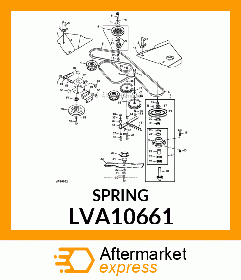 SPRING, TENSION LVA10661