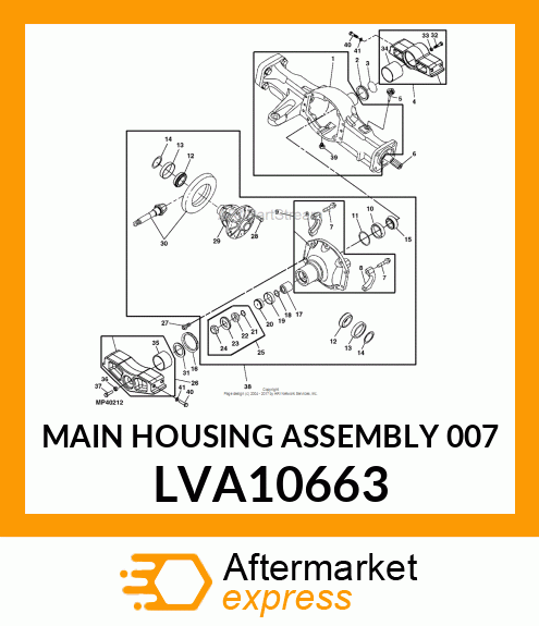 MAIN HOUSING ASSEMBLY (007) LVA10663