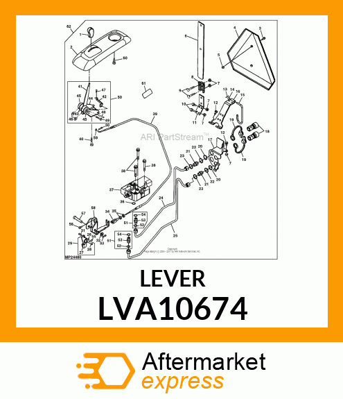 LEVER, ASSEMBLY 2 # LVA10674