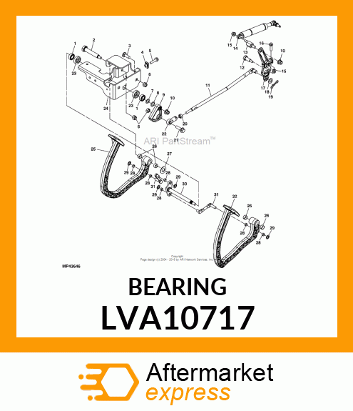 LINK END, JOINT, BALL LVA10717