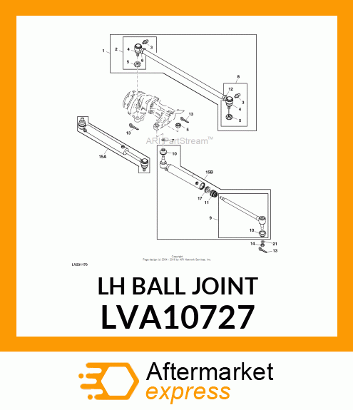 SOCKET, LH ASSEMBLY LVA10727