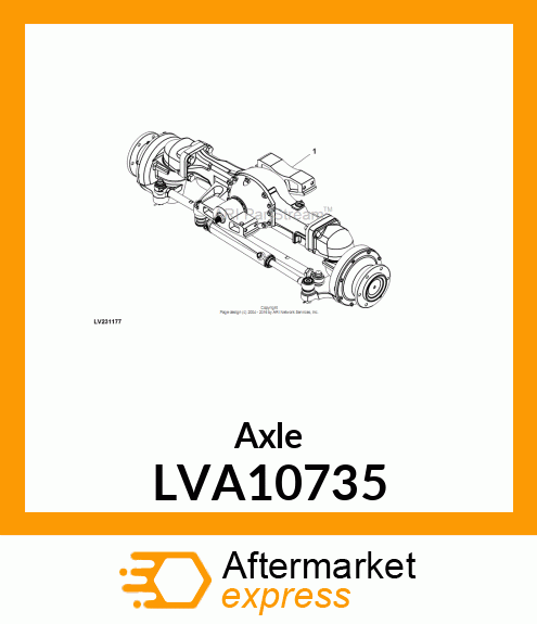 Axle LVA10735