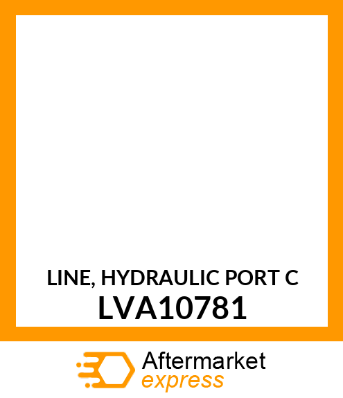 LINE, HYDRAULIC PORT C LVA10781