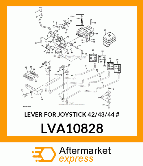 LEVER FOR JOYSTICK 42/43/44 # LVA10828