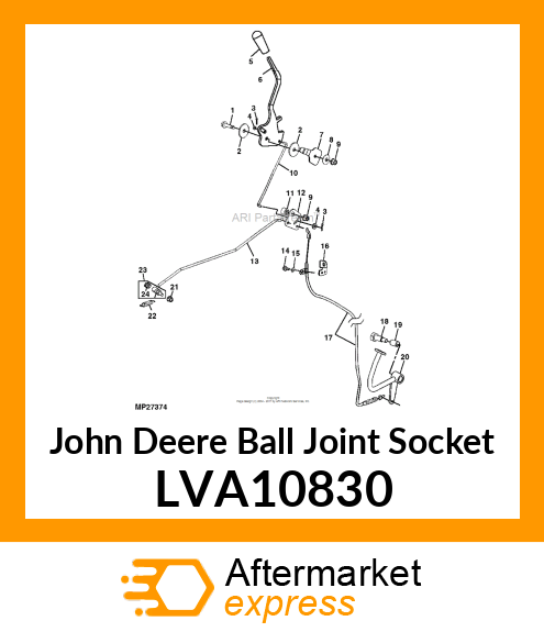 SWIVEL, CONTROL LVA10830