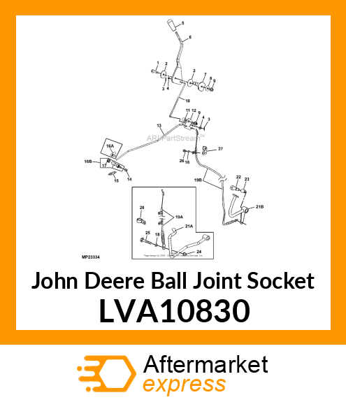 SWIVEL, CONTROL LVA10830