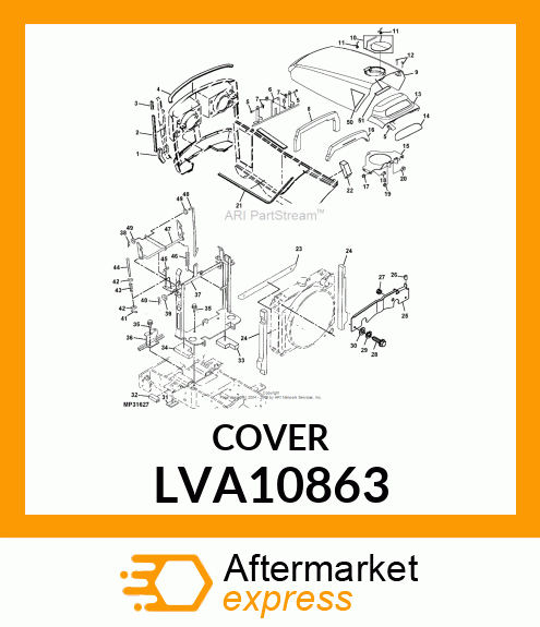 ASSY, FUEL DOOR LVA10863