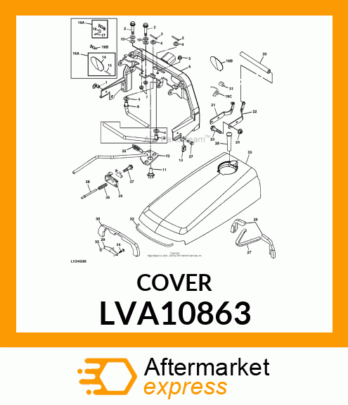 ASSY, FUEL DOOR LVA10863