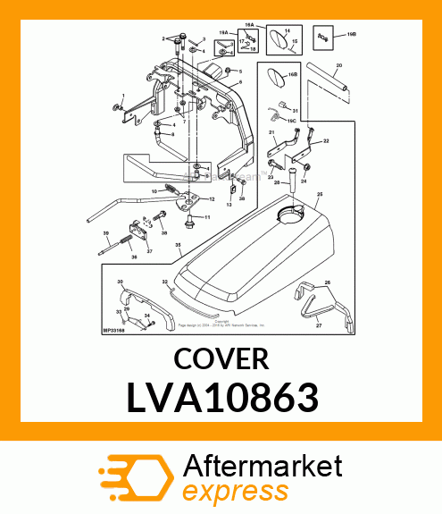 ASSY, FUEL DOOR LVA10863