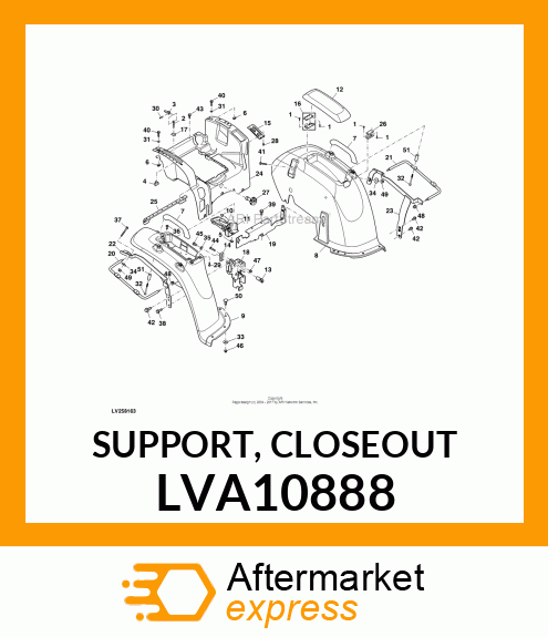 SUPPORT, CLOSEOUT LVA10888