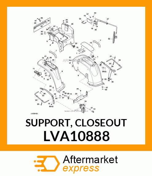 SUPPORT, CLOSEOUT LVA10888