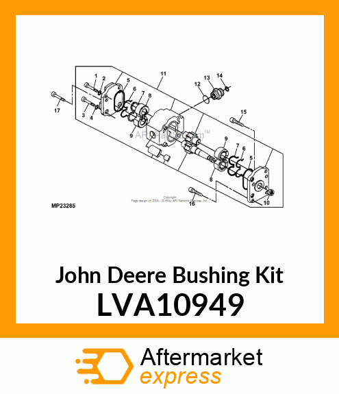 BUSHING KIT LVA10949