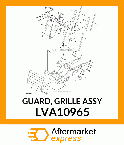 GUARD, GRILLE ASSY LVA10965