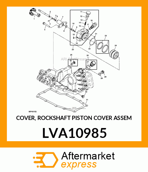 COVER, ROCKSHAFT PISTON COVER ASSEM LVA10985