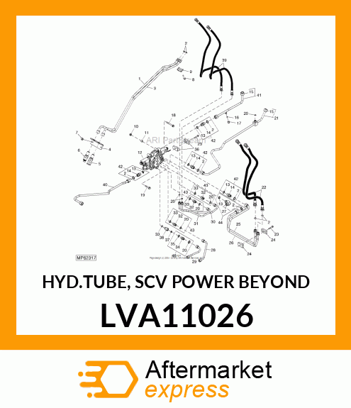 TUBE, PIPE, SCV POWER BEYOND LVA11026