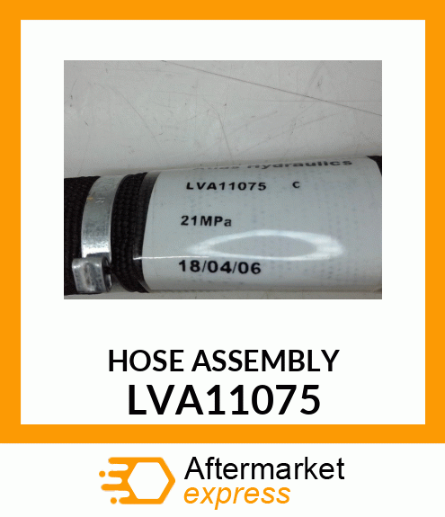 HYDRAULIC HOSE, HOSE, HYDRAULIC PBY LVA11075