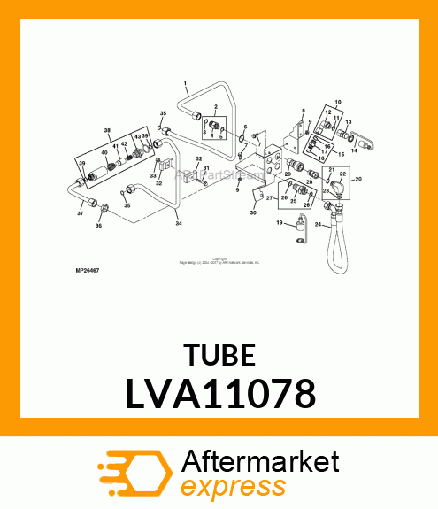 LINE, HYDRAULIC PBY TO RCV LVA11078